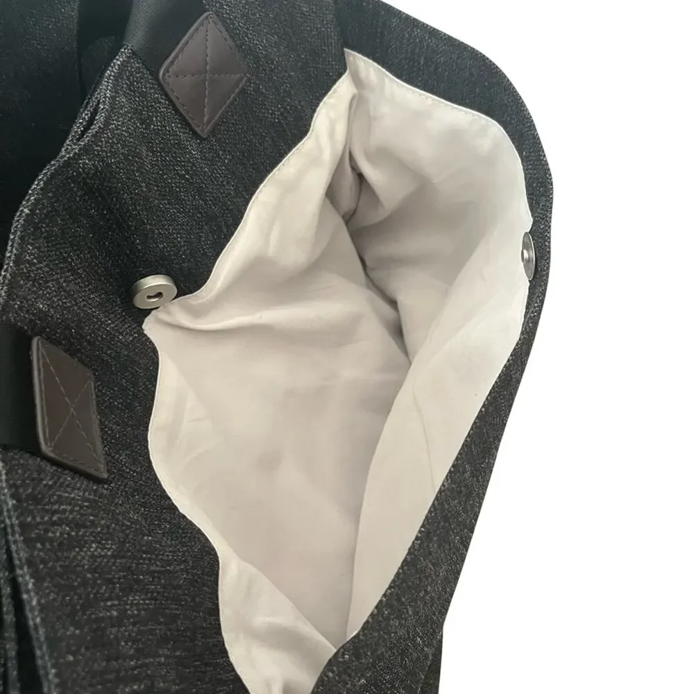 DIONO Charcoal Gray Diaper/Travel Bag Detachable Crossbody Strap Pockets